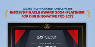 ग्लोबल आइएमई बैंक सम्मानित