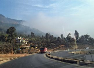 पृथ्वी राजमार्गकाे छिर्कने-देउराली खण्ड दैनिक साढे चार घण्टा बन्द हुने