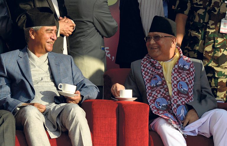 देउवा र ओलीलाई बालेनको व्यङ्ग्य-‘यो समय गिरिबन्धु चियाको हो’