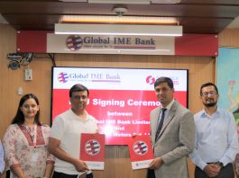 ग्लोबल आइएमई बैंक र शशिला मोटर्सबिच विद्युतीय सवारी कर्जा प्रवाहसम्बन्धी सम्झौता
