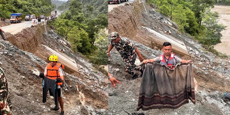 त्रिशुलीमा दुई यात्रुबाहक बस विलय, दिनभरको खोजीमा शून्य नतिजा