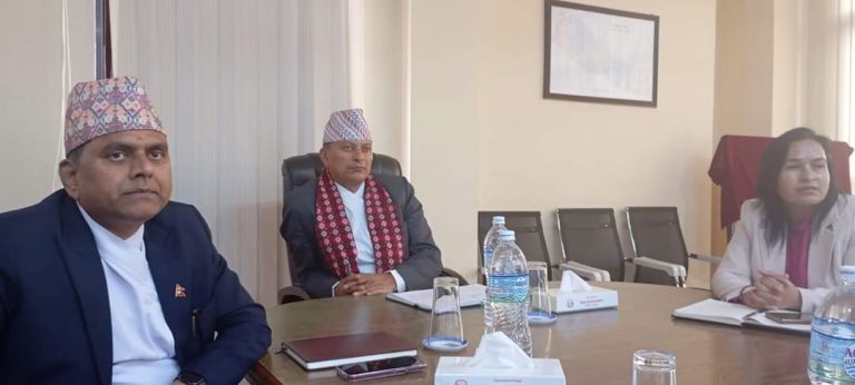 नेपाल ट्रष्टको जग्गाको संरक्षण र उपयोगमा ध्यान दिन मन्त्री अधिकारीको निर्देशन