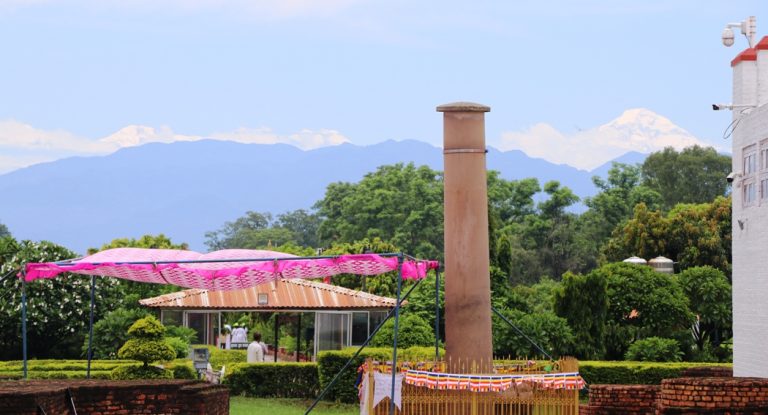 लुम्बिनीबाट देखियो मनमोहक हिमाल