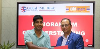 ग्लोबल आइएमई बैंकका डेबिट तथा क्रेडिट कार्डबाहकलाई बिग मार्टमा १० प्रतिशत छुट