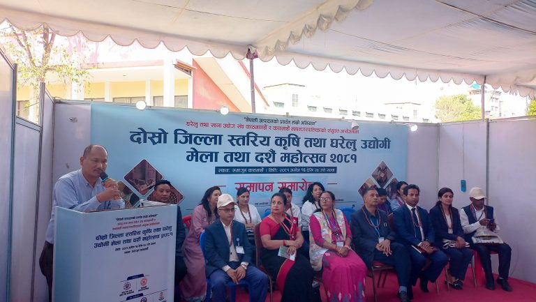 सकियो कृषि तथा घरेलु उद्यमी मेला, एमसीएसईको प्रवद्र्धन गर्नुपर्नेमा व्यवसायीको जोड