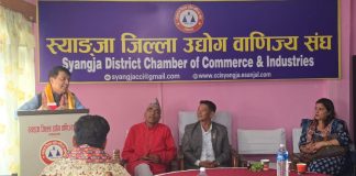 स्याङजाको सुन्तला र पर्यटन प्रवद्र्धनमा सहकार्य गर्ने महासंघ अध्यक्षको प्रतिवद्धता, लगानी एकीकृत गर्न आग्रह