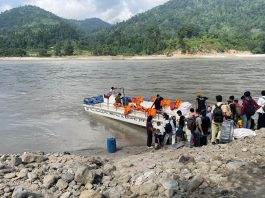 घट्यो वर्षा, सप्तकोशीमा पुनः दौडन थाल्यो जेटबोट