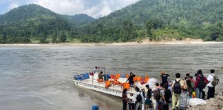 घट्यो वर्षा, सप्तकोशीमा पुनः दौडन थाल्यो जेटबोट