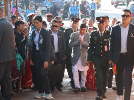 उपत्यकाका शक्तिपिठको भ्रमणमा पुगे राष्ट्रपति रामचन्द्र पौडेल