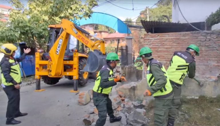 ललितपुर महानगरले भत्कायो राष्ट्रिय सहकारी विकास बोर्डको अनधिकृत संरचना