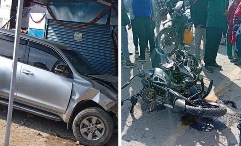 दुर्घटना गराएर भागेका झांक्री पक्राउ