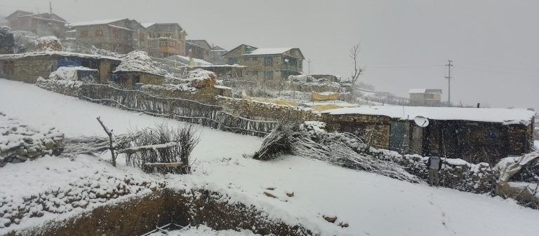 हुम्लासहित कर्णालीमा हिमपात