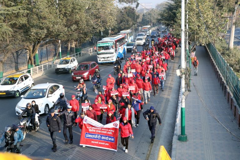 ग्लाेवल आइएमईकाे१८औँ वार्षिकोत्सवमा सातै प्रदेशमा वृहत् प्रभातफेरी
