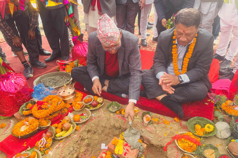 बुटवल-गोरुसिङ्‍गे सडक अब ६ लेनको बन्ने, भयो शिलान्यास