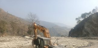 बीपी राजमार्गको क्षतीग्रस्त खण्डको मर्मत शुरु