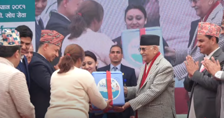 पाठेघरको मुखको क्यान्सरविरुद्धको निःशुल्क एचपीभी खोप अभियान आज देखि सुरु
