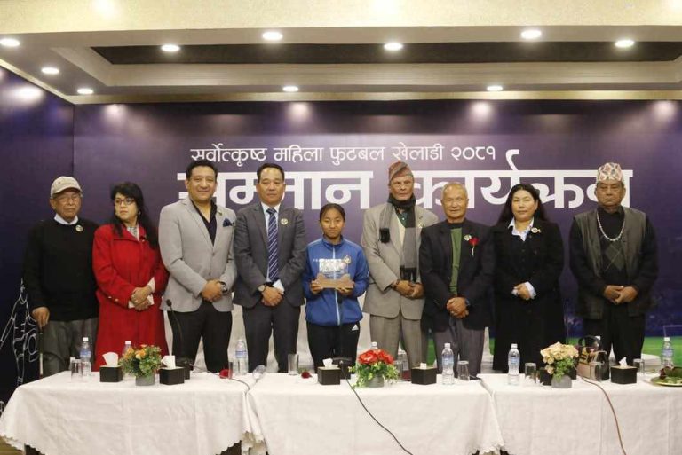 प्रीति राई सर्वोत्कृष्ट महिला फुटबल खेलाडी