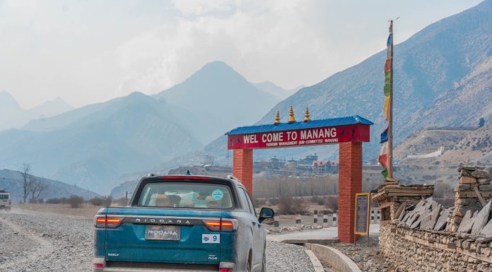 रिडडारा आरडिसिक्स बन्याे मनाङ पुग्ने पहिलो इभि पिकअप