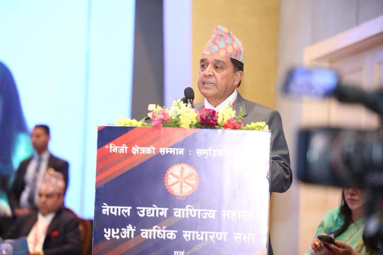 आर्थिक समृद्धि र विकासको नेतृत्वकाे जिम्मा निजी क्षेत्रलाई :अध्यक्ष ढकाल