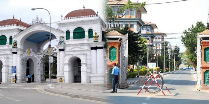 Singhadurbar-gate
