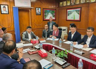 कोरियाली लगानीकर्तासँग भौतिक मन्त्रीले भने : नेपालमा रेल सेवामा लगानी गर्नुहोस