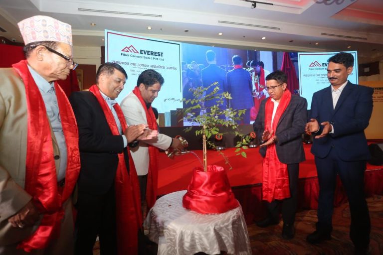 आइएमई ग्रुपले सञ्चालनमा ल्यायाे नेपालमै पहिलो फाइबर सिमेन्ट बोर्ड उद्योग
