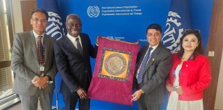 महासंघका अध्यक्ष ढकाल र आइएलओका महासचिव होङ्बो बीच भेटवार्ता