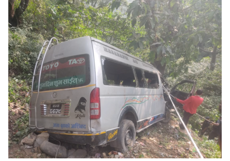 नागढुंगामा माइक्रो दुर्घटना, १९ घाइते