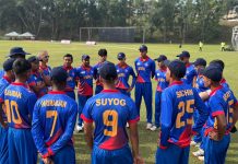 एसिसी पुरुष यु–१६ : नेपालले सिङ्गापुर विरुद्ध बलिङ गर्दै