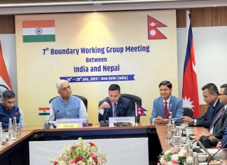 नेपाल–भारत सीमा कार्यदलको सातौँ बैठक सम्पन्न
