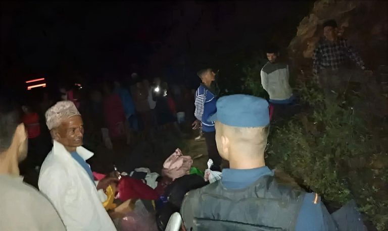 बुटवलबाट गुल्मीको पुर्कोट दह जाँदै गरेको जीप अर्घाखाँचीमा दुर्घटना, दुई जनाको मृत्यु