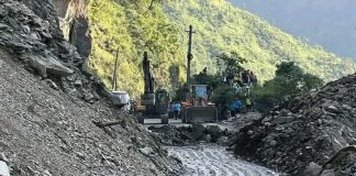 जवाङ खाेलाकाे पहिराे हट्याे, तुइन खाेला एकतर्फी सञ्चालनमा