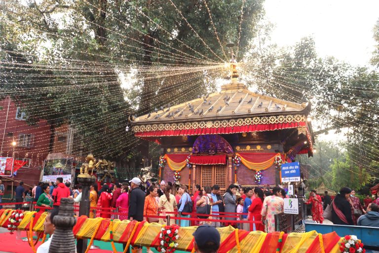 दसैँको दोस्रो दिन ब्रह्मचारिणी देवीको पूजा आराधना गरिँदै