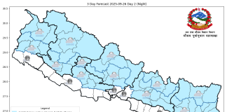 निर्वाचनको दिन आज देशका अधिकांश भागमा आज मौसम सफा रहने