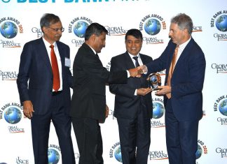 ग्लोबल आइएमईलाई दोस्रो पटक ग्लोबल फाइनान्सको “बेष्ट बैंक अवार्ड” सम्मान