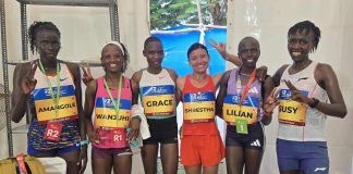 दिल्ली हाफ म्याराथनमा सन्तोषीकाे राष्ट्रिय कीर्तिमानि