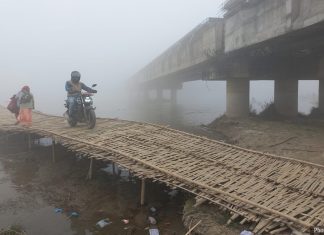 १४ वर्षदेखि अलपत्र झापाको कन्काई पुलको ठेक्का तोडियो