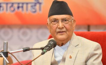 ओलीले भने: ‘रास्वपाकाे सरकार अहिले छ, निर्वाचनपछि त्याे रहदैन’