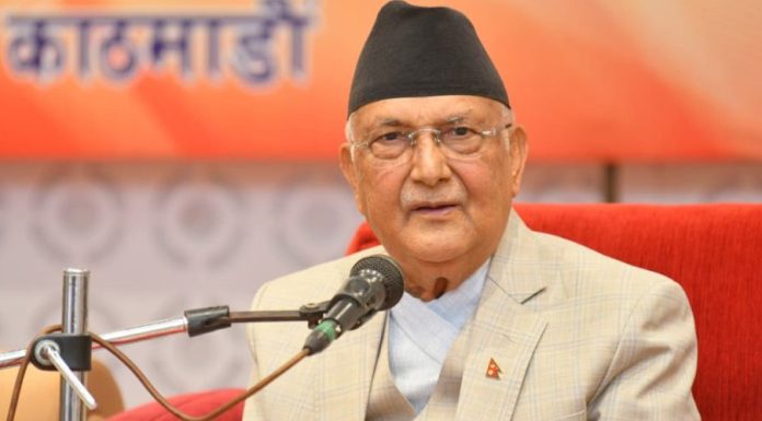 ओलीले भने: ‘रास्वपाकाे सरकार अहिले छ, निर्वाचनपछि त्याे रहदैन’