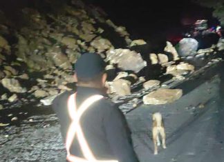 सुक्खा पहिरोले पृथ्वी राजमार्ग अवरुद्ध