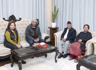 ओली र देउवाबिच भेटवार्ता