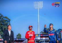 विराटनगर किंग्सले लुम्बिनीविरुद्ध पहिले गर्दै