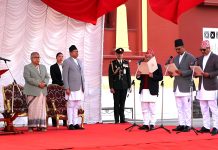 नवनियुक्त चार मन्त्रीहरूले लिए पद तथा गोपनियताको शपथ