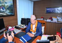 कार्यभार सम्हाल्दै शाक्यले भने ‘बाँकी कार्यकाल अझ बढी मिहिनेतको साथ काम गर्छु’