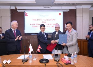 कोटेश्वर-जडीबुटी अन्डरपास र फ्लाइओभर बनाउन जापानले साढे ३१ अर्ब ऋण उपलब्ध गराउने