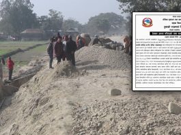 मोरङको रतुवा—केशलिया सडक निर्माणको ठेक्का तोडियो
