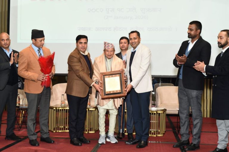 नेपालको रेमिट्यान्स क्षेत्रका अग्रणी व्यक्तित्व नवराज घिमिरे सम्मानित