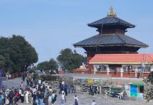 चन्द्रागिरिमा महाशिवरात्री विशेष भजन–कीर्तन उत्सवको तयारी (फाेटाे फिचर)