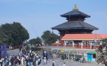 चन्द्रागिरिमा महाशिवरात्री विशेष भजन–कीर्तन उत्सवको तयारी (फाेटाे फिचर)