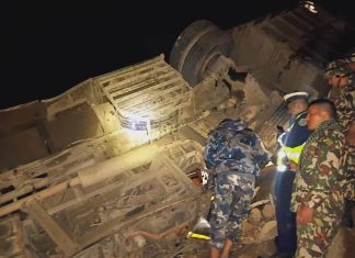 धादिङ बस दुर्घटनामा कम्तिमा १७ को मृत्यु